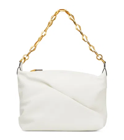 JIMMY CHOO LEATHER DIAMOND SHOULDER BAG