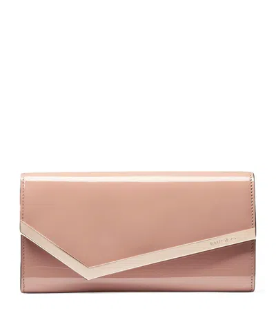 JIMMY CHOO LEATHER EMMIE CLUTCH BAG