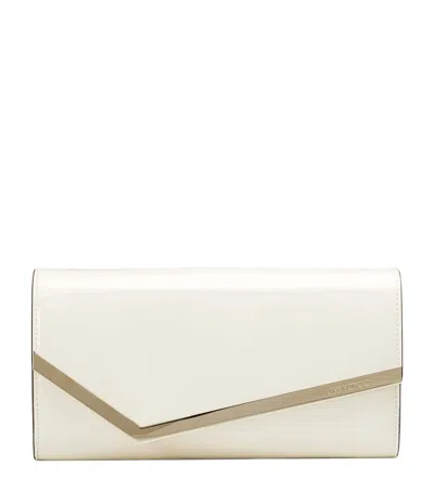 JIMMY CHOO LEATHER EMMIE CLUTCH BAG