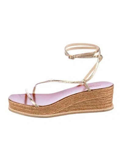 Pre-owned Jimmy Choo Leather Espadrilles