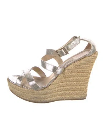 Pre-owned Jimmy Choo Leather Espadrilles