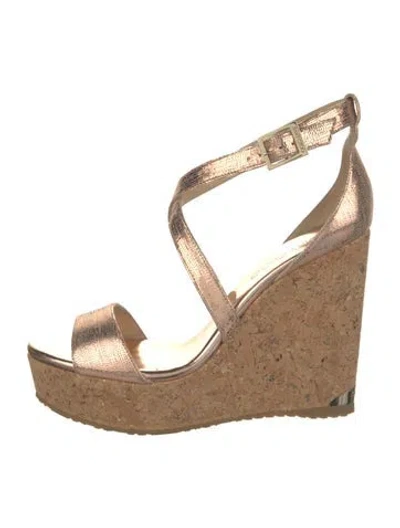 Pre-owned Jimmy Choo Leather Espadrilles