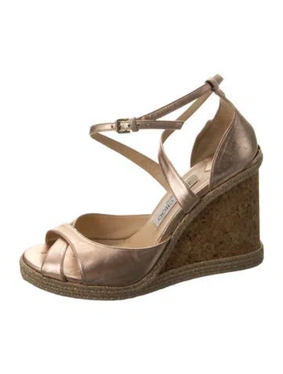 Pre-owned Jimmy Choo Leather Espadrilles