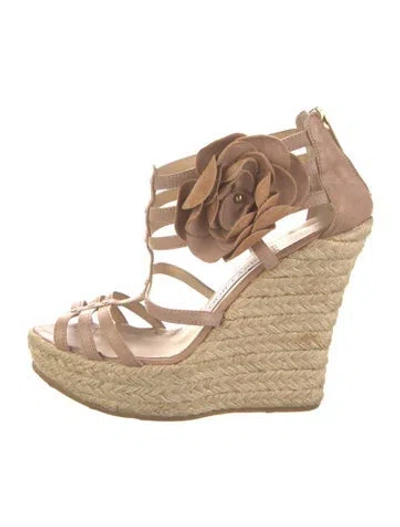 Pre-owned Jimmy Choo Leather Espadrilles In Multi