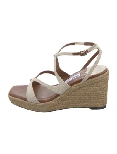 Pre-owned Jimmy Choo Leather Espadrilles In Multi