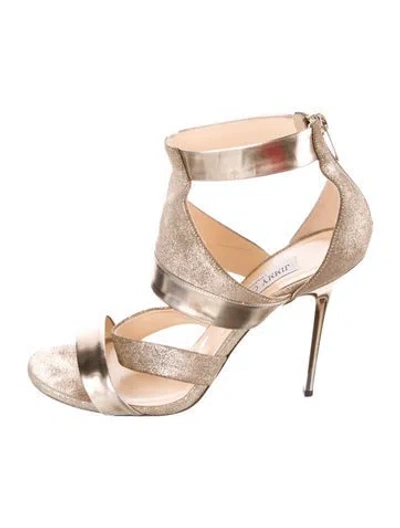 Pre-owned Jimmy Choo Leather Gladiator Sandals
