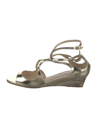 Pre-owned Jimmy Choo Leather Gladiator Sandals