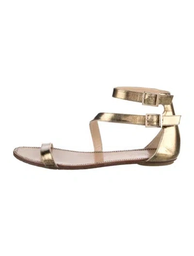 Pre-owned Jimmy Choo Leather Gladiator Sandals In Multi