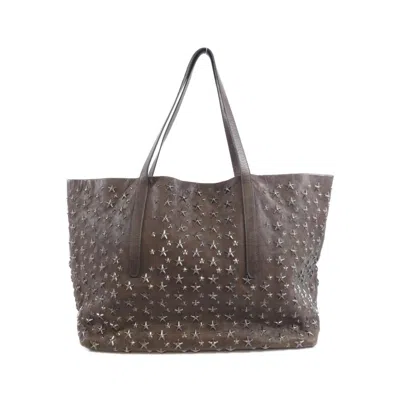 Pre-owned Jimmy Choo Leather Handbag () In Gray