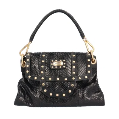 Pre-owned Jimmy Choo Leather Handbag () In Black