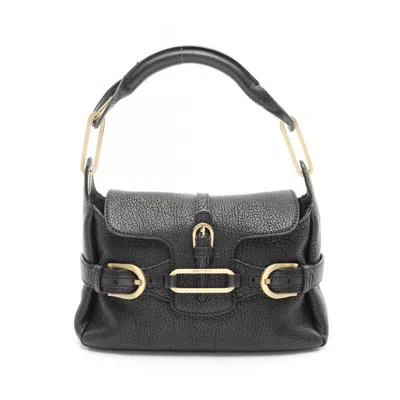 Pre-owned Jimmy Choo Leather Handbag () In Black