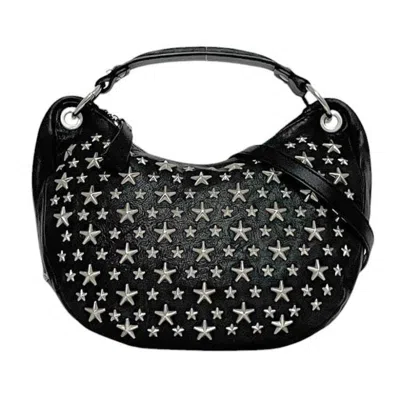Pre-owned Jimmy Choo Leather Handbag () In Black