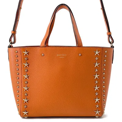 Pre-owned Jimmy Choo Leather Handbag () In Orange