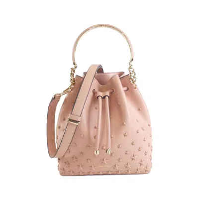 Pre-owned Jimmy Choo Leather Handbag () In Pink