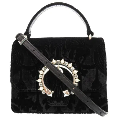 Pre-owned Jimmy Choo Leather Handbag Shoulder Bag () In Black