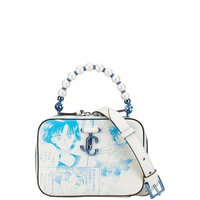 Pre-owned Jimmy Choo Leather Handbag Shoulder Bag () In White