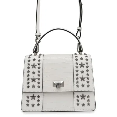 Pre-owned Jimmy Choo Leather Handbag Shoulder Bag () In White