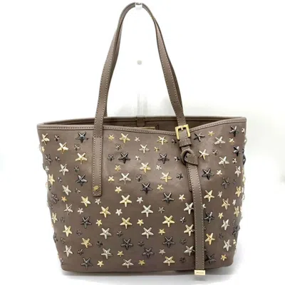 Pre-owned Jimmy Choo Leather Handbag Tote Bag ()