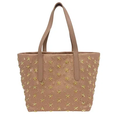 Pre-owned Jimmy Choo Leather Handbag Tote Bag () In Pink