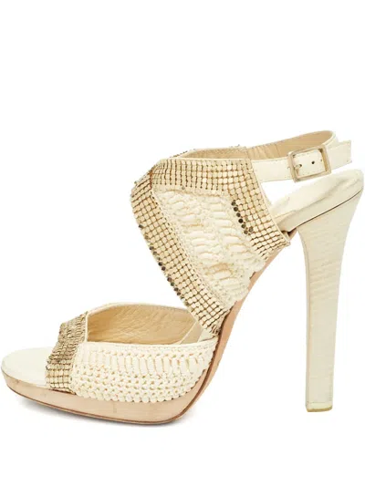 Pre-owned Jimmy Choo Leather Heeled Sandals