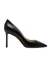 Jimmy Choo Leather High Heels In Black
