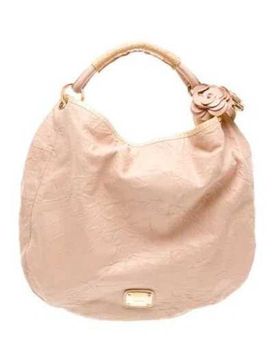 Pre-owned Jimmy Choo Leather Hobo In Pink
