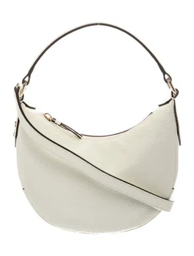 Pre-owned Jimmy Choo Leather Jc Hobo In White