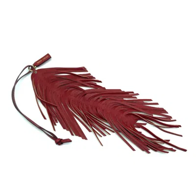 Pre-owned Jimmy Choo Leather Keyring () In Red