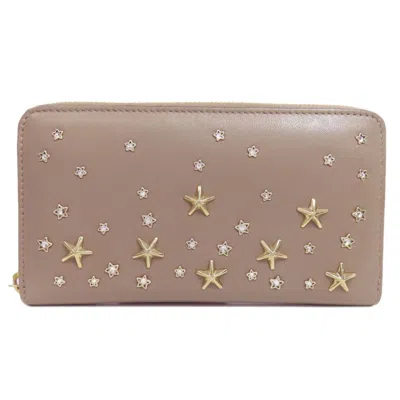 Pre-owned Jimmy Choo Leather Long Wallet (bi-fold) ()
