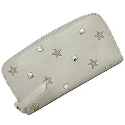 Pre-owned Jimmy Choo Leather Long Wallet (bi-fold) ()