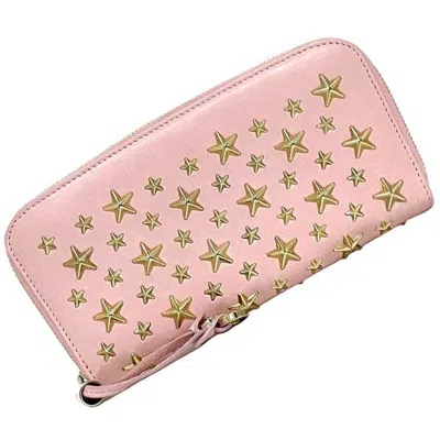 Pre-owned Jimmy Choo Leather Long Wallet (bi-fold) ()