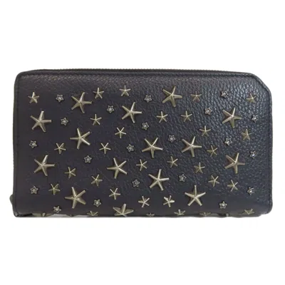 Pre-owned Jimmy Choo Leather Long Wallet (bi-fold) () In Multi