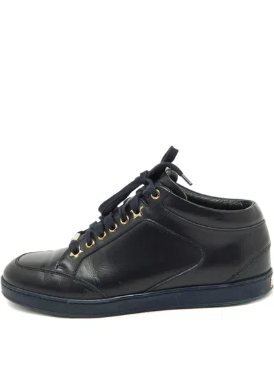 Pre-owned Jimmy Choo Leather Low-top Sneakers