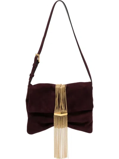 Jimmy Choo Leather Mini Bag In Red