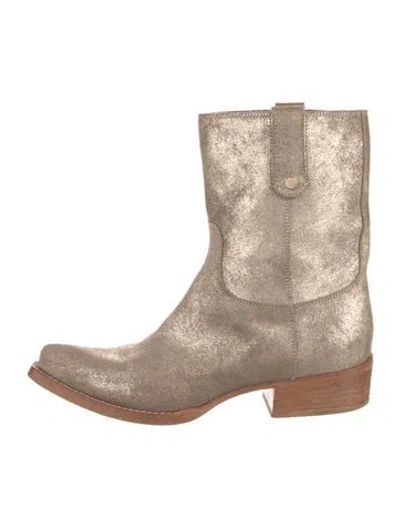 Pre-owned Jimmy Choo Leather Moto Boots