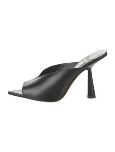 Pre-owned Jimmy Choo Leather Mules In Black
