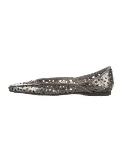 Pre-owned Jimmy Choo Leather Patterned Ballet Flats