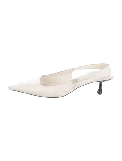 Pre-owned Jimmy Choo Leather Pumps In Neutral