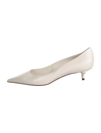 Pre-owned Jimmy Choo Leather Pumps In Neutrals