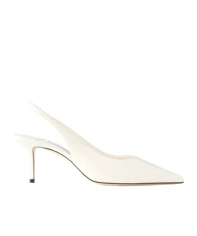 Jimmy Choo Leather Pumps In White