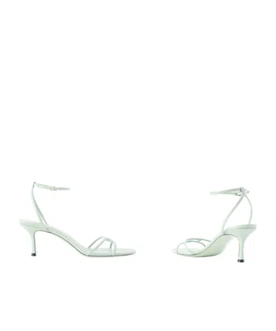 Jimmy Choo Leather Sandals In White