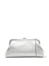 Jimmy Choo Leather Shoulder Bag In Silver