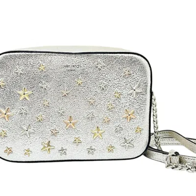 Pre-owned Jimmy Choo Leather Shoulder Bag () In Silver