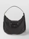 Jimmy Choo Leather Shoulder Bag With Adjustable Strap And Front Flap Pocket
