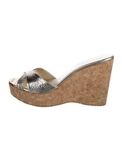 Pre-owned Jimmy Choo Leather Slides