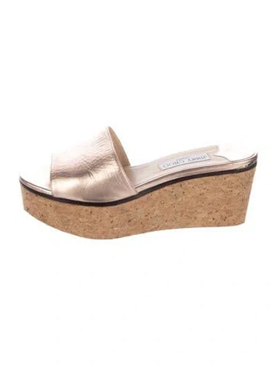 Pre-owned Jimmy Choo Leather Slides