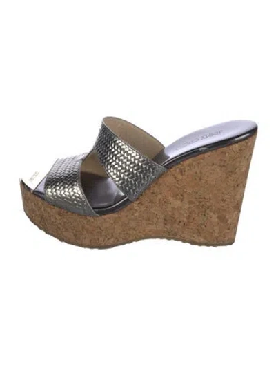 Pre-owned Jimmy Choo Leather Slides