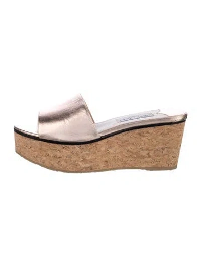 Pre-owned Jimmy Choo Leather Slides