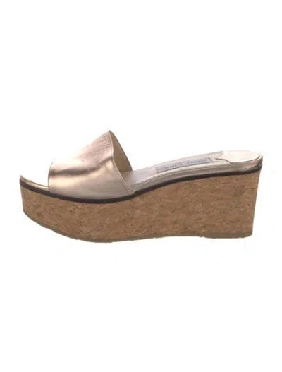 Pre-owned Jimmy Choo Leather Slides
