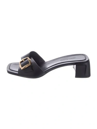 Pre-owned Jimmy Choo Leather Slides In Blue